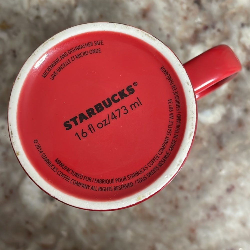 Starbucks Red Cup Mug 16oz - Picture 5 of 5